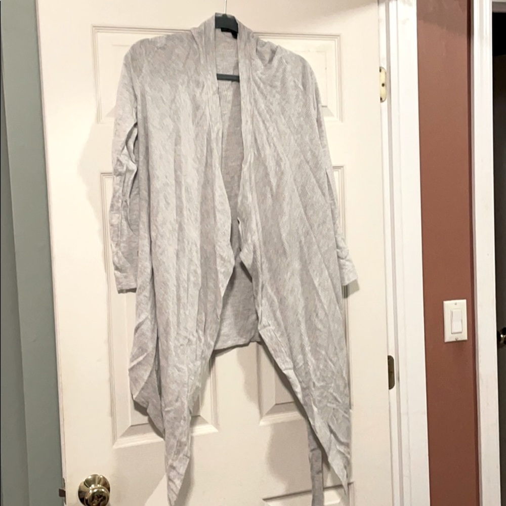Light grey long cardigan